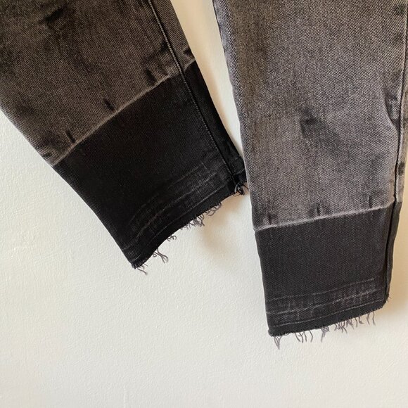 Letters to Juliet Black Raw Hem Jeans Womens 24 - Picture 4 of 8